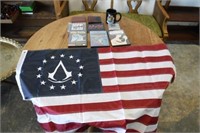 Assassin's Creed 3 American Flag / 2 Wallets DVD's