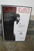 Framed Scarface Movie Poster