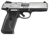 Ruger SR45 Pistol, .45ACP, 4.5"BRL, Stainless Slid