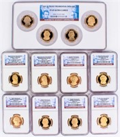 Coin Certified NGC Presidential Dollars Proof 12pc