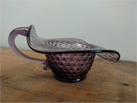 Purple Hobnail Jack-in-the-Pulpit w/Handle
