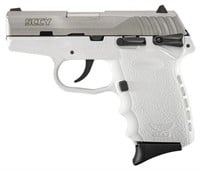 SCCY CPX1-TTPistol, DAO, 9mm, 10 Shot, Safety, Whi