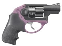 Ruger LCR, Purple Polymer Frame, Hogue Tamer Grip,