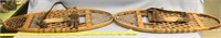 Pair of vintage, "Snowy River" snow shoes, 14" x 3