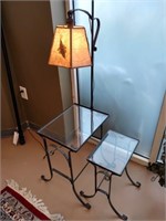 Patio Stack Table/ Lamp