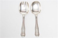 Georg Jensen Silver "Old Danish" Salad Set