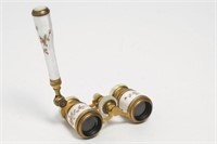 French Enameled Opera Glasses- Carpentier Paris