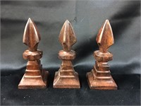 Brass finials