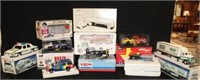 8pc Model Car Lot; Jeff Gordon twice signed car,