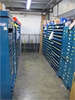 Bowman Parts Cabinets w/ Contents Including: