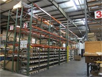 (14) Sections Heavy Duty Pallet Racking