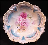 A 10" RS Prussia bowl decorated