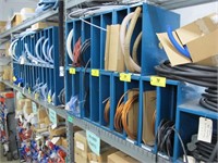 Large Assortment of Tubing w/ Storage Racks