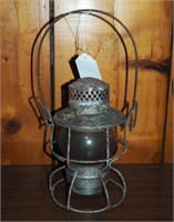 Vintage P R R Railroad Signal Kerosene Lantern