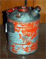 Vintage One Gallon Liquid Fuel Gas Can