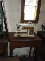Vintage Singer Touch & Sew Sewing Machine Cabinet