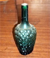 Vintage Decorative Grape Wine Bottle 8”