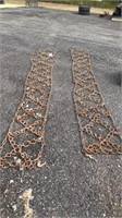 Set of tractor chains