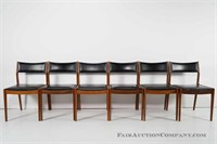 Set of Six Uldum Mobelfabrik Dining Chairs