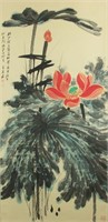 Zhang Daqian 1899-1983 Chinese Watercolour Scroll