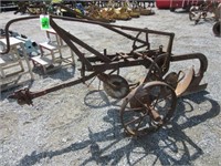 Antique 2-Bottom Plow w/Wheels