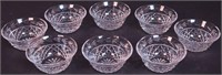 Eight Waterford 5" bowls