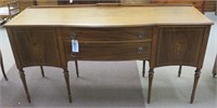Federal style mahogany inlaid side parlor