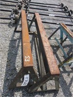 Set of Metal Saw Horses