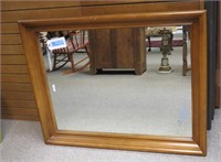 Rectangular framed mirror