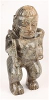 CARVED SOFTSTONE CENTRAL AMERICAN FIGURE