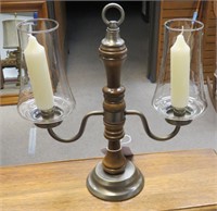 double candlestick holder