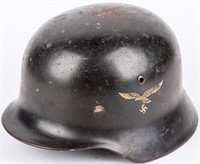 WWII M40 Q64 German Luftwaffe Single Decal Helmet