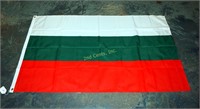 Green White Orange Bulgarian National 3' X 5'