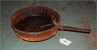 Antique 19th Century Footed Cast Iron Skillet 12"