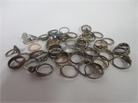 Large Lot of Vintage Rings