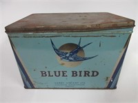 Blue Bird Tobacco Tin With Collectables