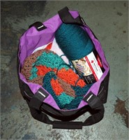 Crafters Yarn & Knitting Supplies Bag Lot