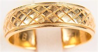 Jewelry 14kt Yellow Gold Men's Wedding Ring