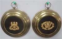 Pair of Decorative Wall Plaques