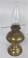 Brass Oil Lamp and Chimney