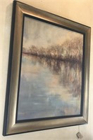 Framed Oil on Canvas Signed Carson