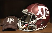 Texas A & M  Helmet and Ball Cap