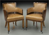 Pr. classic Art Deco armchairs,