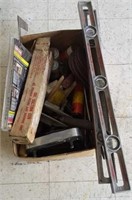 Box Of Assorted Carpenter Tools