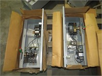 (qty - 2) Incomplete GE AC Combo Motor Starters-