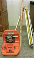 Powr Kraft Surveyor w/ Tripod & 9' Measuring Stick