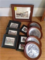 Cabin and garden pictures w/ silver designed