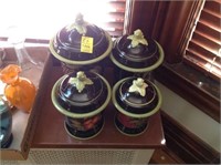 4 Decorative Jars