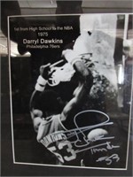 Signed Darryl Dawkins Photo