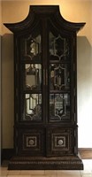 Solid Wood Lit Armoire - VERY LARGE!